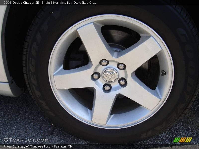 Bright Silver Metallic / Dark Slate Gray 2008 Dodge Charger SE
