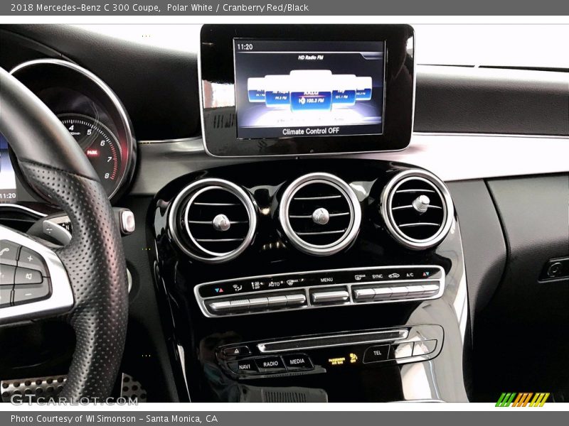 Controls of 2018 C 300 Coupe