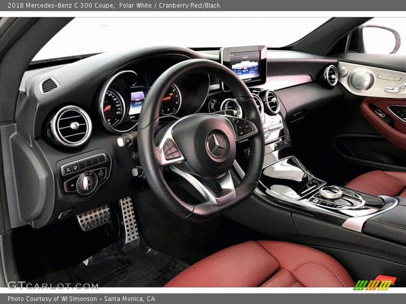 Cranberry Red/Black Interior - 2018 C 300 Coupe 