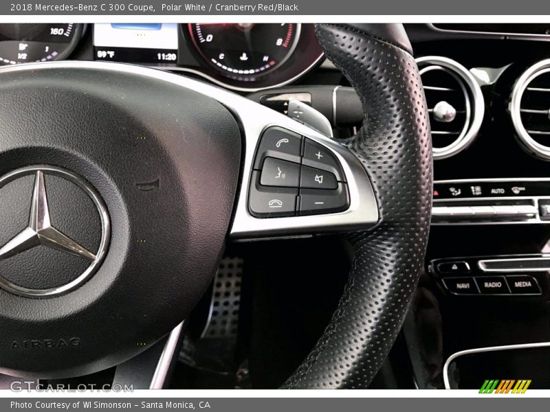 Controls of 2018 C 300 Coupe