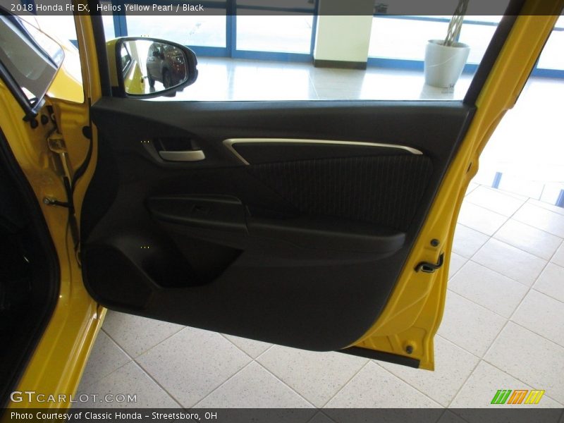 Helios Yellow Pearl / Black 2018 Honda Fit EX
