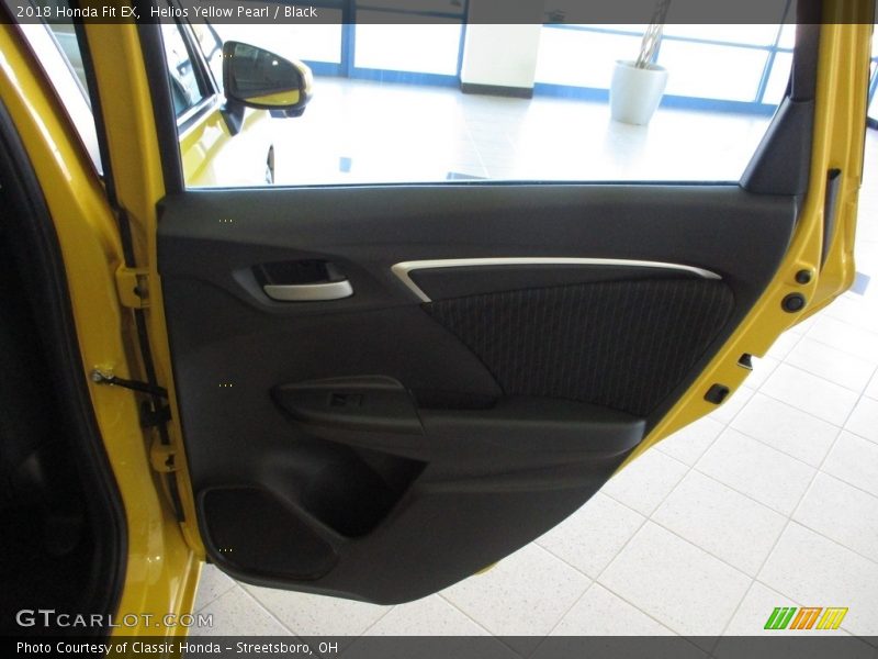 Helios Yellow Pearl / Black 2018 Honda Fit EX