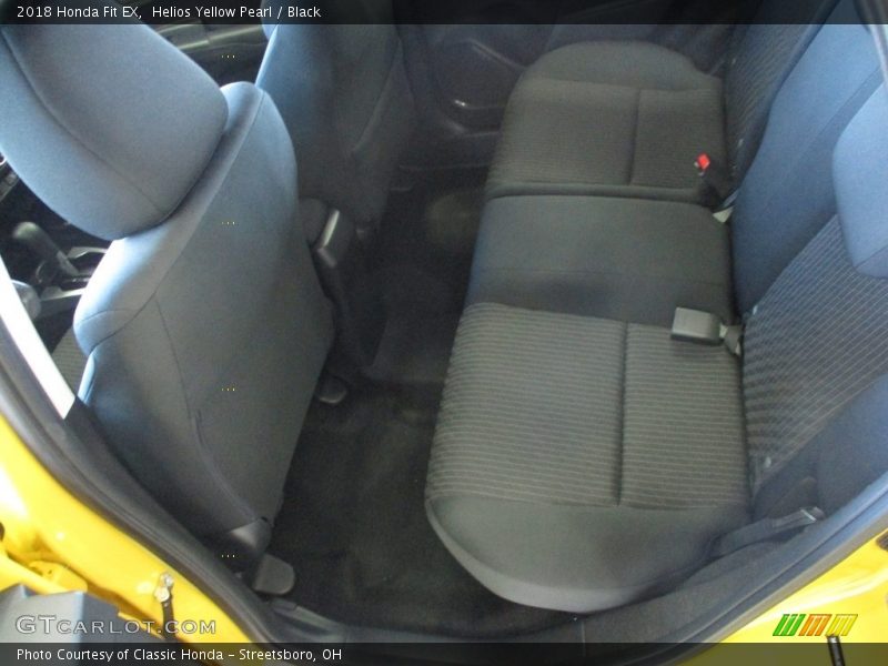 Helios Yellow Pearl / Black 2018 Honda Fit EX