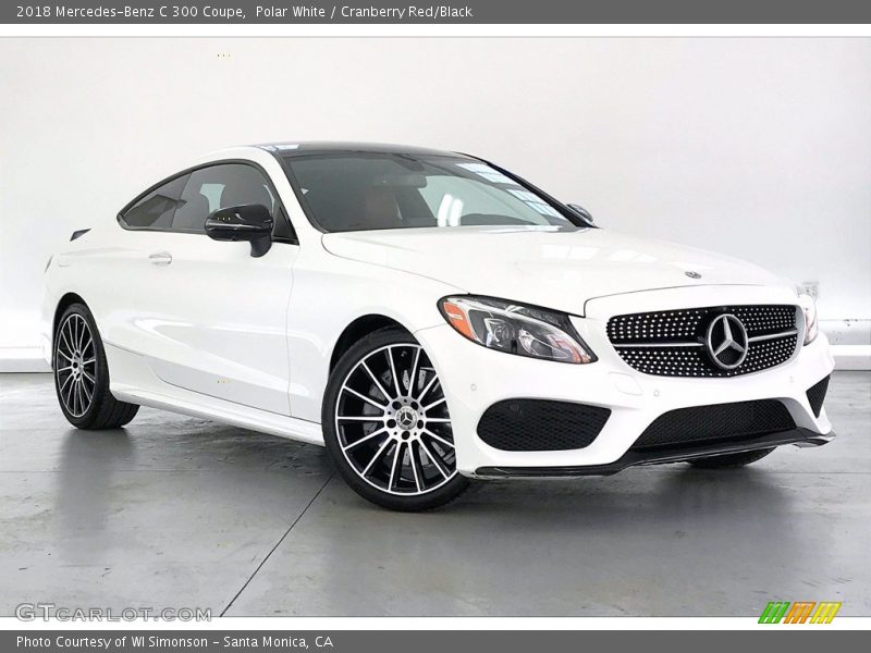 Front 3/4 View of 2018 C 300 Coupe