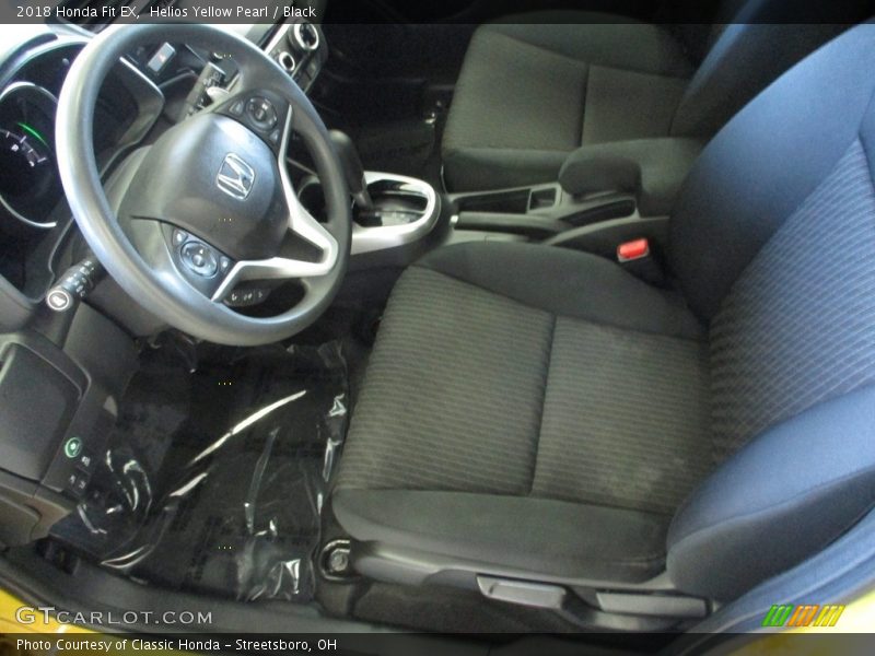 Helios Yellow Pearl / Black 2018 Honda Fit EX