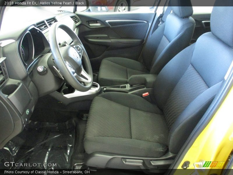 Helios Yellow Pearl / Black 2018 Honda Fit EX