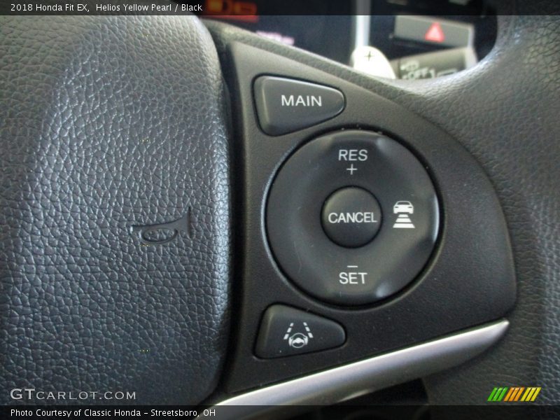 Helios Yellow Pearl / Black 2018 Honda Fit EX