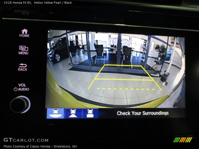 Helios Yellow Pearl / Black 2018 Honda Fit EX