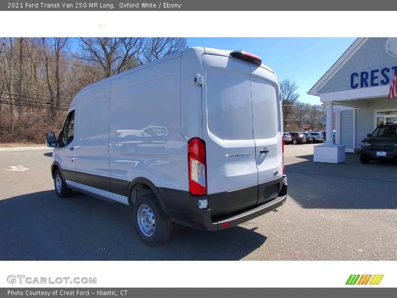 Oxford White / Ebony 2021 Ford Transit Van 250 MR Long