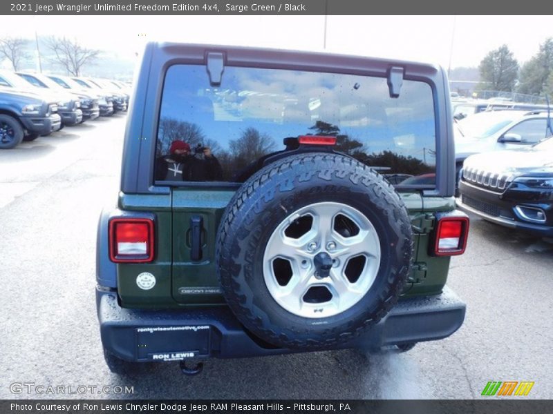 Sarge Green / Black 2021 Jeep Wrangler Unlimited Freedom Edition 4x4