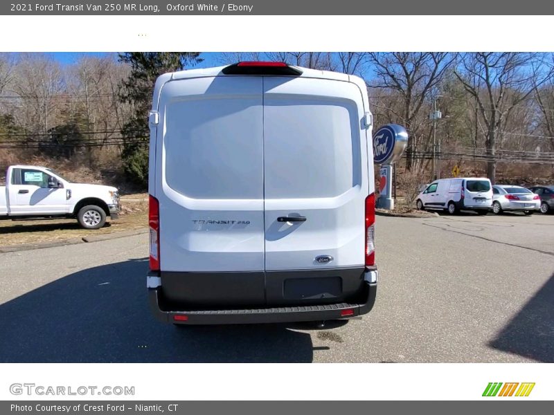Oxford White / Ebony 2021 Ford Transit Van 250 MR Long