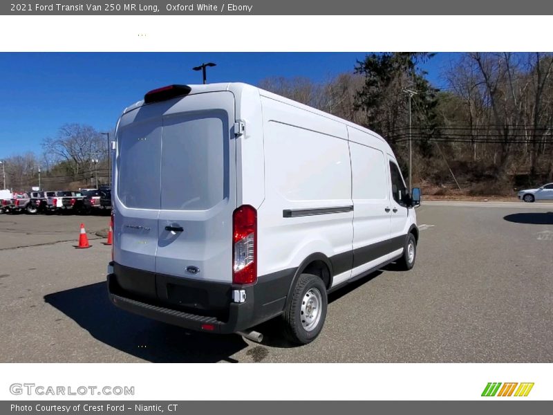 Oxford White / Ebony 2021 Ford Transit Van 250 MR Long