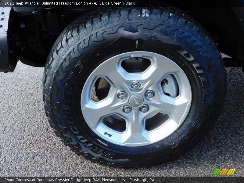 Sarge Green / Black 2021 Jeep Wrangler Unlimited Freedom Edition 4x4
