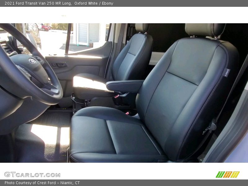 Oxford White / Ebony 2021 Ford Transit Van 250 MR Long