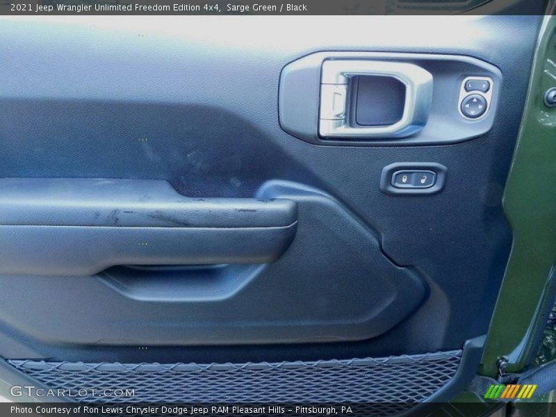 Door Panel of 2021 Wrangler Unlimited Freedom Edition 4x4