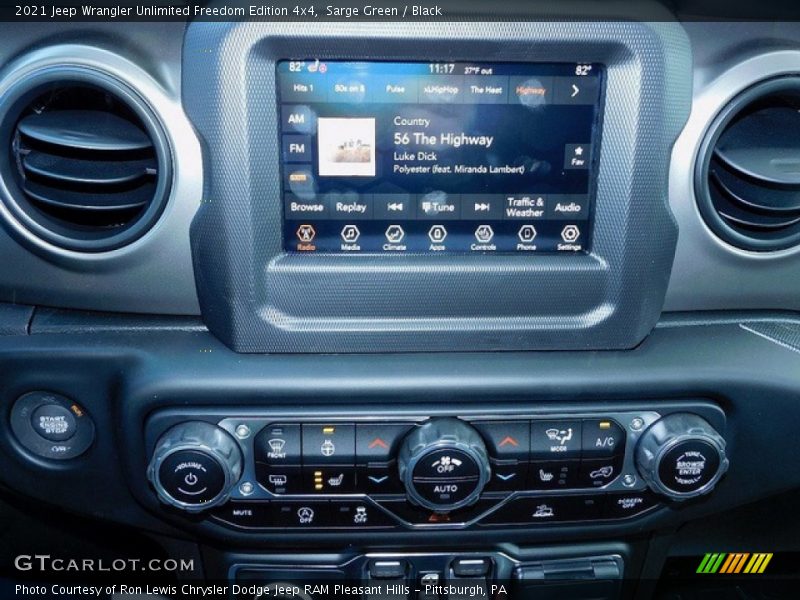 Sarge Green / Black 2021 Jeep Wrangler Unlimited Freedom Edition 4x4