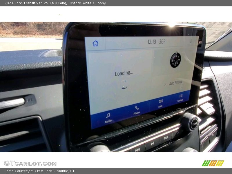 Oxford White / Ebony 2021 Ford Transit Van 250 MR Long