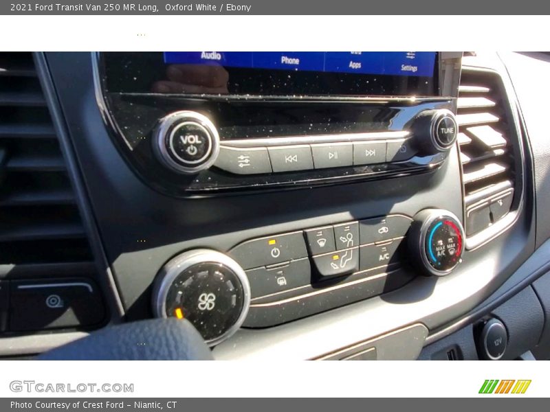 Oxford White / Ebony 2021 Ford Transit Van 250 MR Long