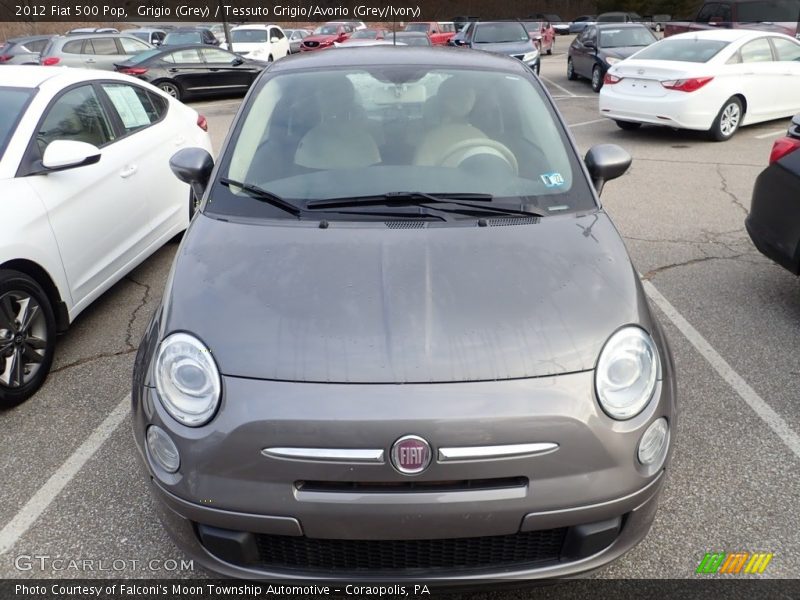 Grigio (Grey) / Tessuto Grigio/Avorio (Grey/Ivory) 2012 Fiat 500 Pop