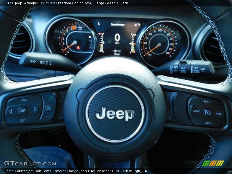 Sarge Green / Black 2021 Jeep Wrangler Unlimited Freedom Edition 4x4