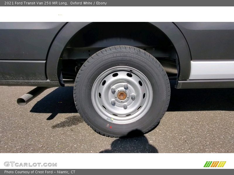 Oxford White / Ebony 2021 Ford Transit Van 250 MR Long