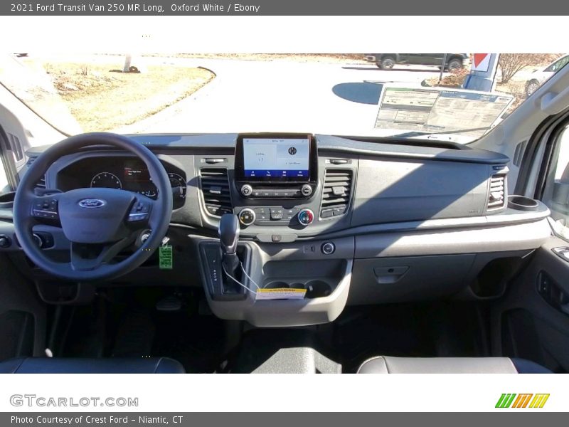 Oxford White / Ebony 2021 Ford Transit Van 250 MR Long