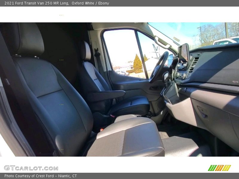 Oxford White / Ebony 2021 Ford Transit Van 250 MR Long