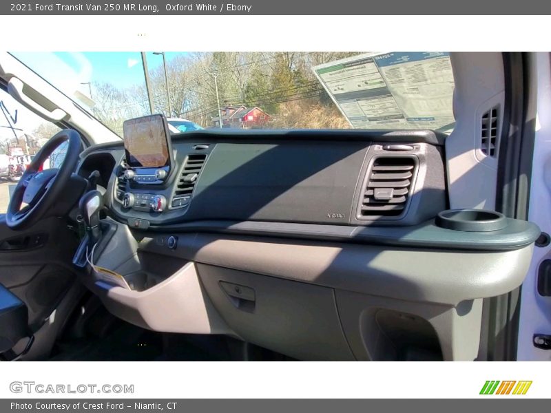 Oxford White / Ebony 2021 Ford Transit Van 250 MR Long