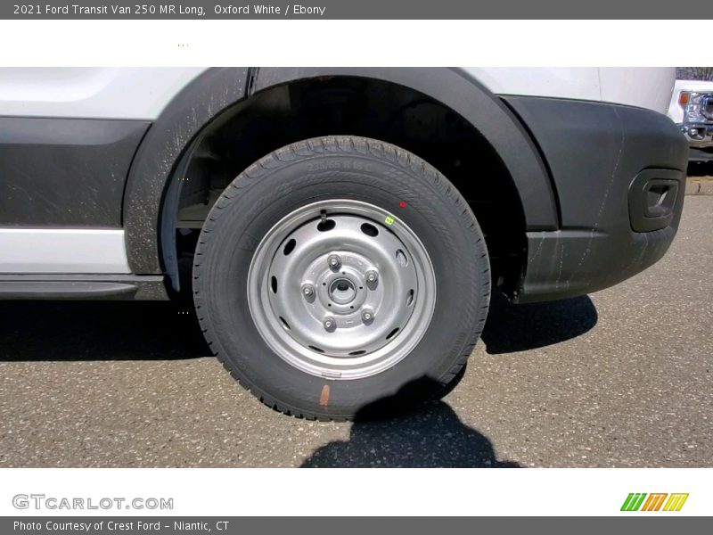 Oxford White / Ebony 2021 Ford Transit Van 250 MR Long