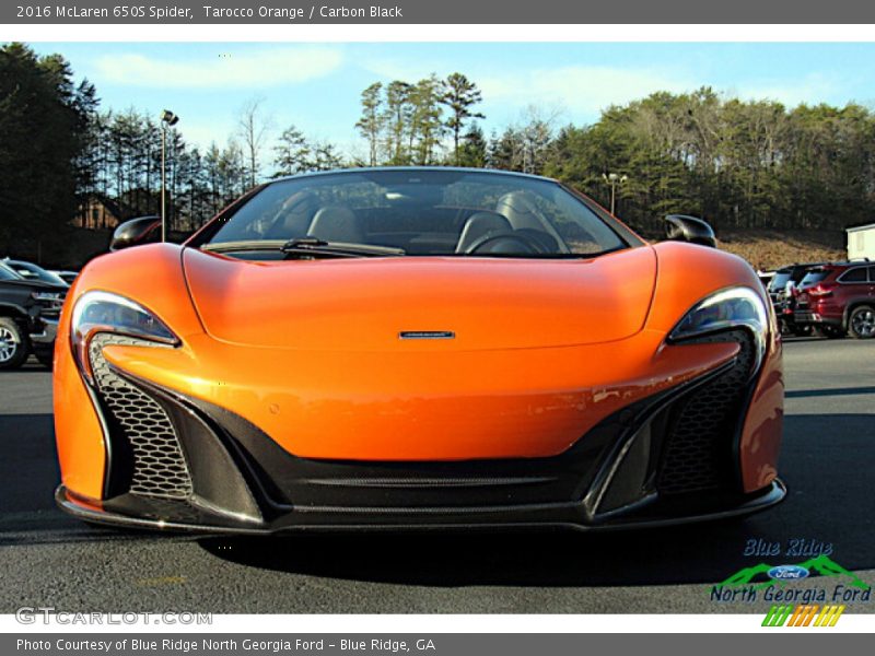 Tarocco Orange / Carbon Black 2016 McLaren 650S Spider