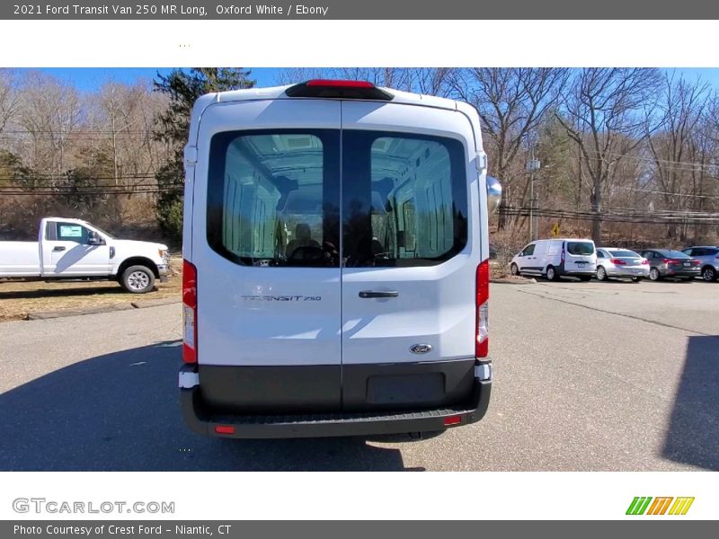 Oxford White / Ebony 2021 Ford Transit Van 250 MR Long