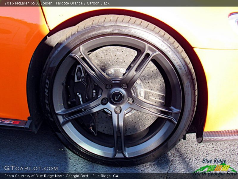Tarocco Orange / Carbon Black 2016 McLaren 650S Spider