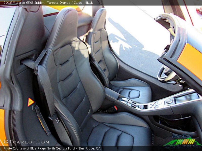Tarocco Orange / Carbon Black 2016 McLaren 650S Spider