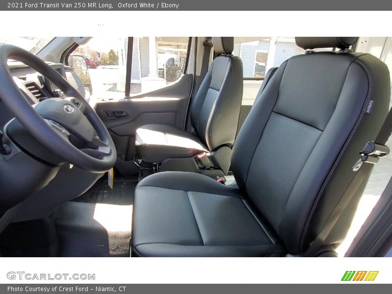 Oxford White / Ebony 2021 Ford Transit Van 250 MR Long