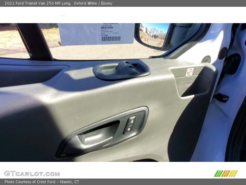 Oxford White / Ebony 2021 Ford Transit Van 250 MR Long