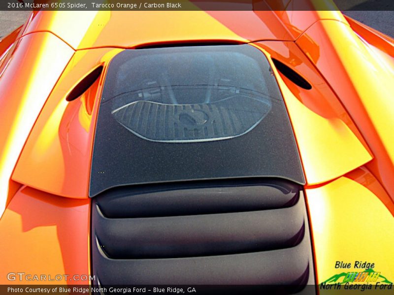 Tarocco Orange / Carbon Black 2016 McLaren 650S Spider
