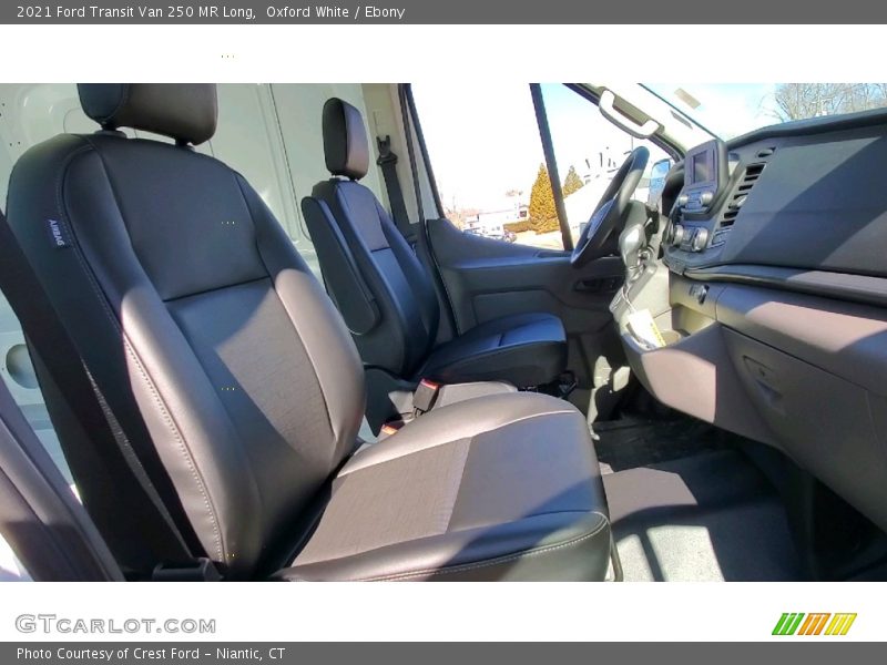 Oxford White / Ebony 2021 Ford Transit Van 250 MR Long