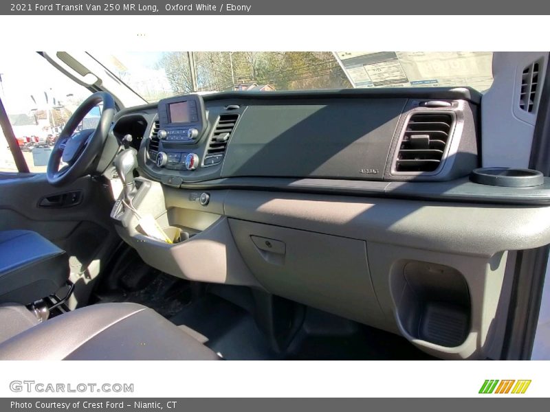 Oxford White / Ebony 2021 Ford Transit Van 250 MR Long