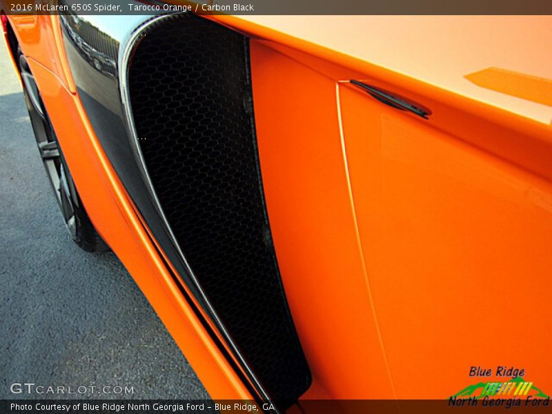 Tarocco Orange / Carbon Black 2016 McLaren 650S Spider
