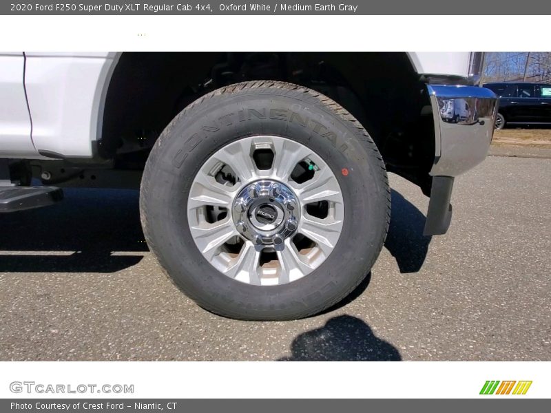 Oxford White / Medium Earth Gray 2020 Ford F250 Super Duty XLT Regular Cab 4x4