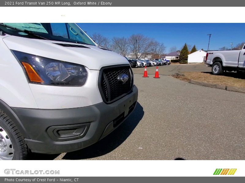 Oxford White / Ebony 2021 Ford Transit Van 250 MR Long