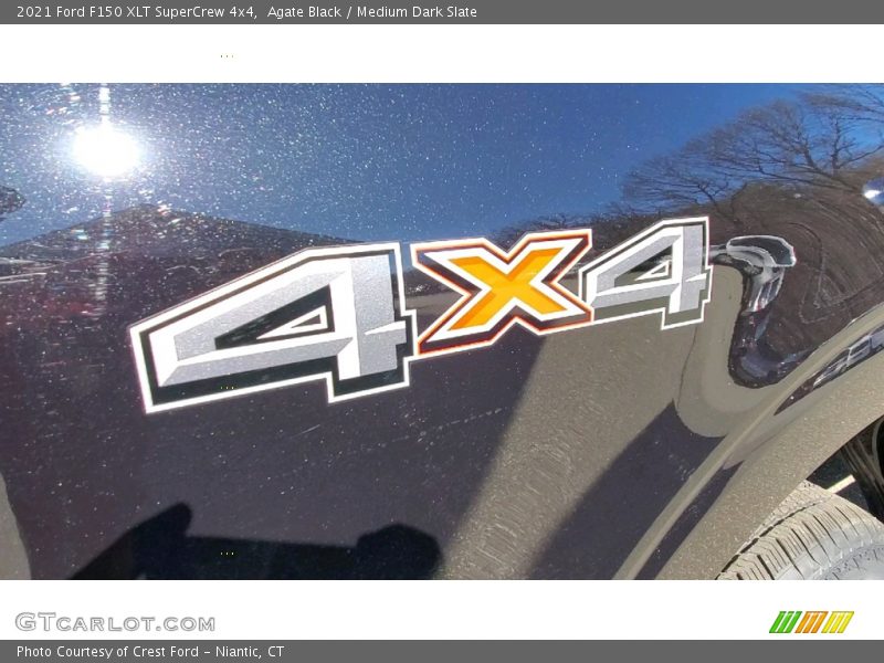 Agate Black / Medium Dark Slate 2021 Ford F150 XLT SuperCrew 4x4