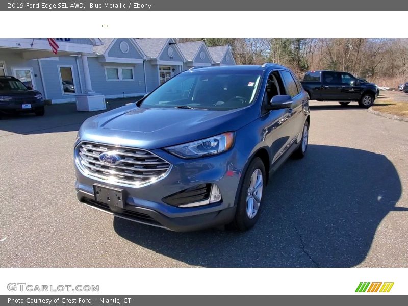 Blue Metallic / Ebony 2019 Ford Edge SEL AWD