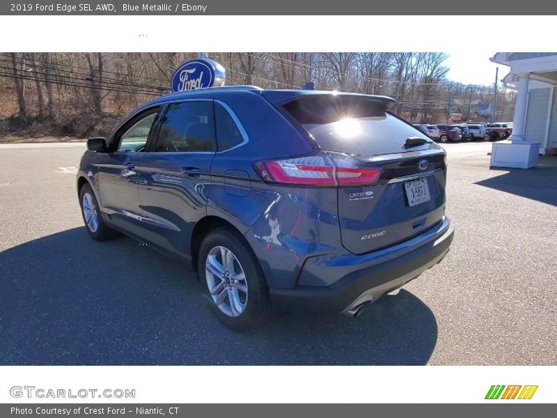 Blue Metallic / Ebony 2019 Ford Edge SEL AWD