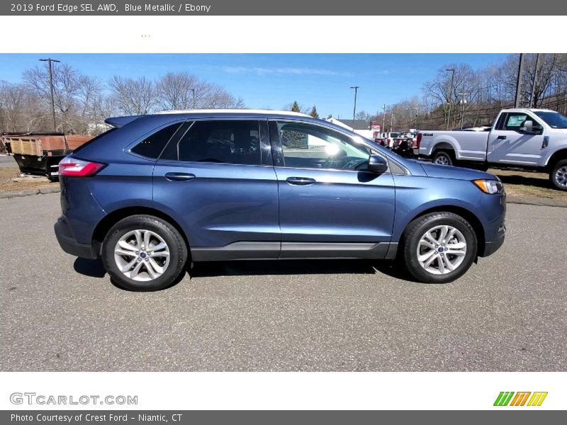 Blue Metallic / Ebony 2019 Ford Edge SEL AWD