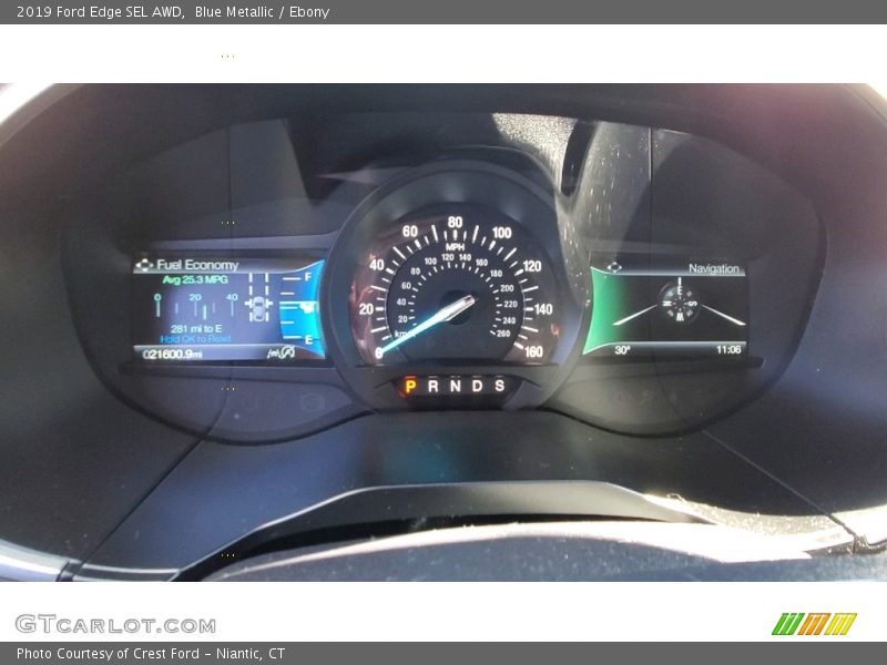 Blue Metallic / Ebony 2019 Ford Edge SEL AWD