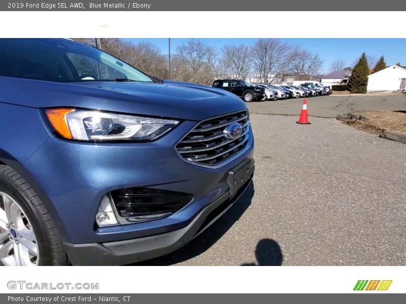 Blue Metallic / Ebony 2019 Ford Edge SEL AWD