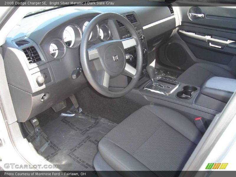 Bright Silver Metallic / Dark Slate Gray 2008 Dodge Charger SE