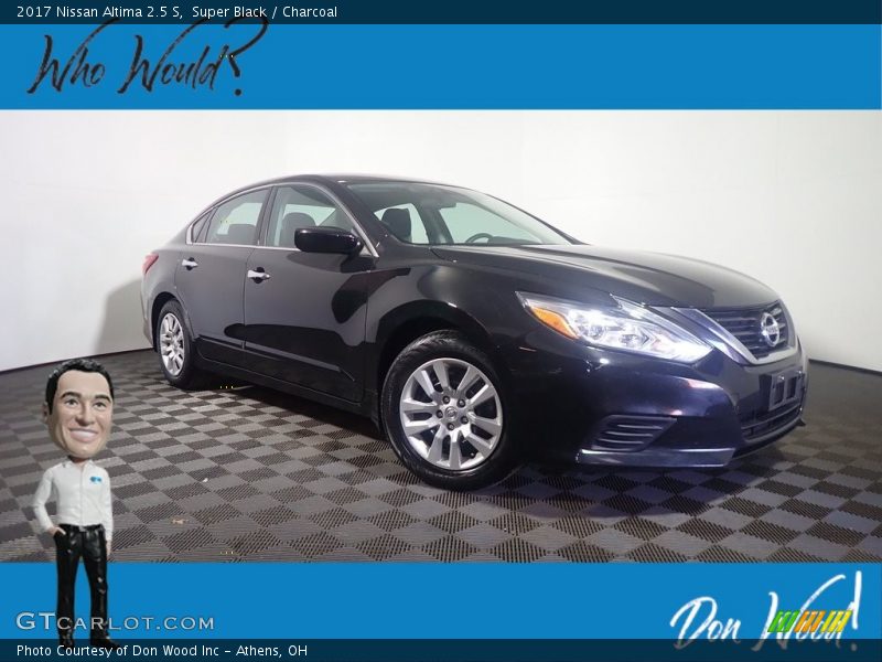 Super Black / Charcoal 2017 Nissan Altima 2.5 S