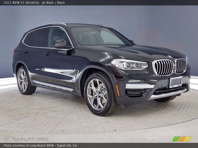 Jet Black / Black 2021 BMW X3 sDrive30i